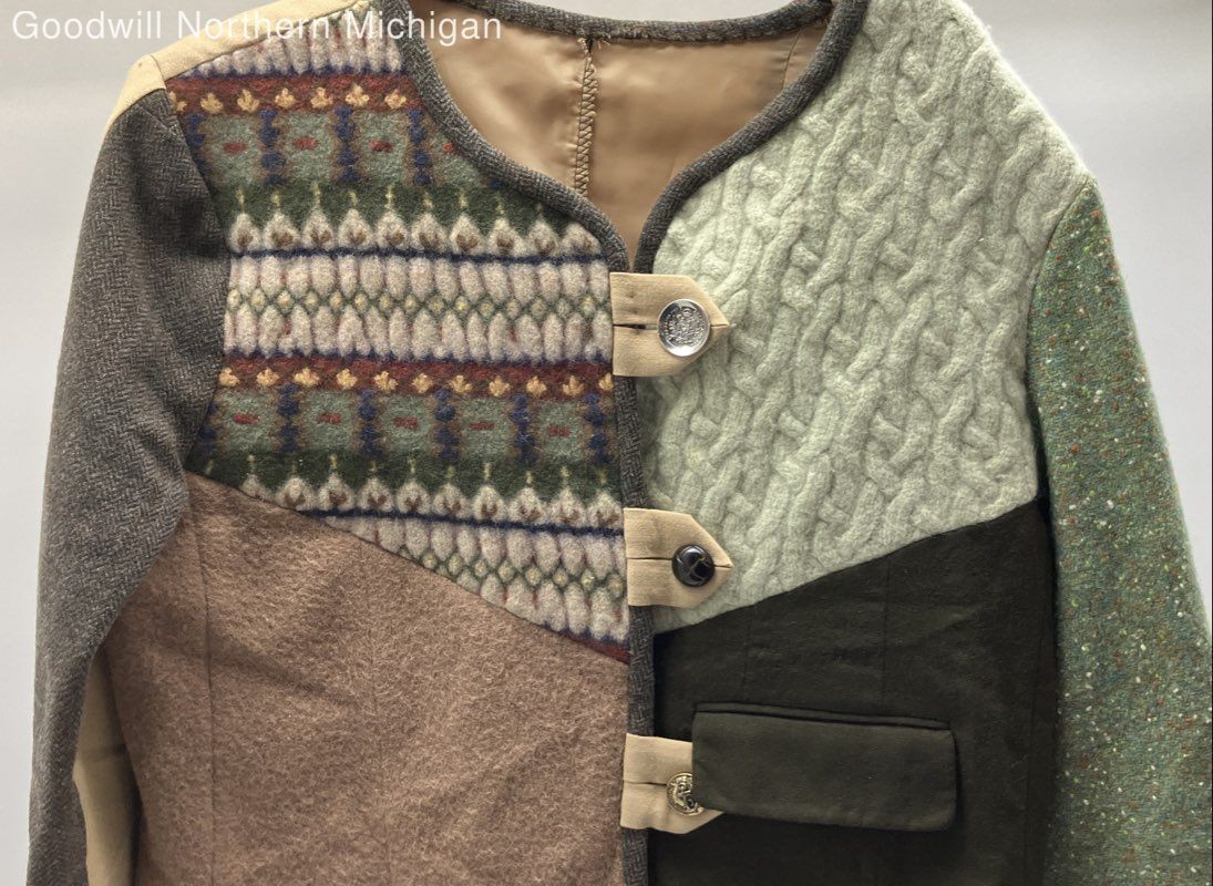 Women's UNBRANDED Multi-Color Patchwork Sweater C… - image 7