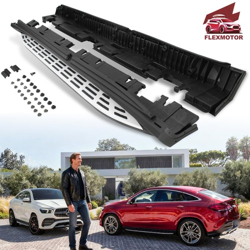 400Lbs Running Boards For Benz GLE Coupe Amg 53 63 2020-2025 Side Steps Nerf-bar