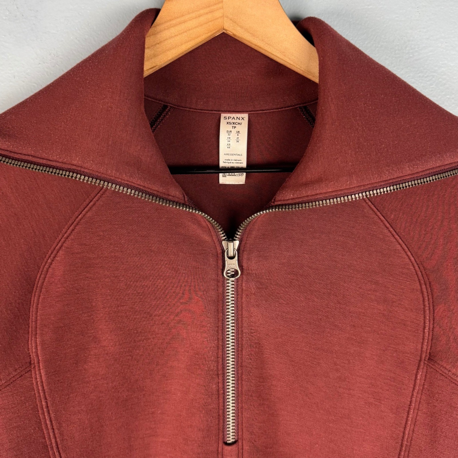 SPANX Air Essentials Half Zip Pullover Sweatshirt… - image 3