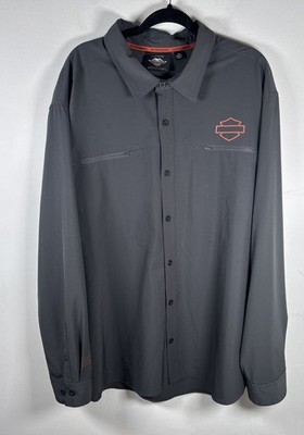 Harley-Davidson H-D Performance Riding Shirt 3XL Gray long sleeve Motorcycle