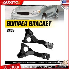 2pcs Bumper Reinforcement Brackets For 2003-2008 Toyota Matrix Front Left Right