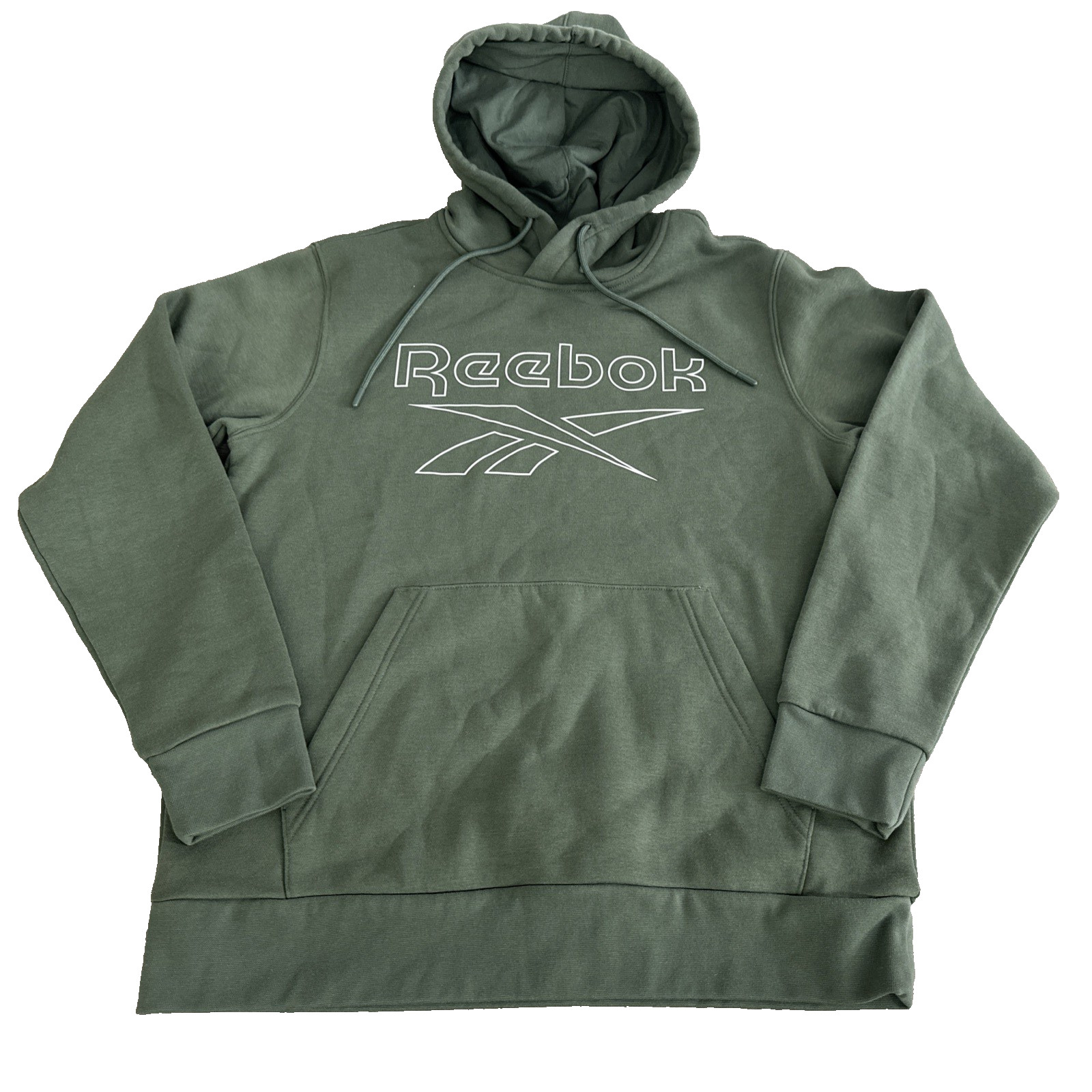 Reebok Men's Athleisure Hoodie Gym Training Activewear Streetwear Green Size M