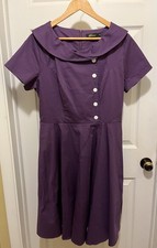 Wedtrend 1950s Vintage Audrey Hepburn Style Cocktail Swing Rockabilly Dress XL