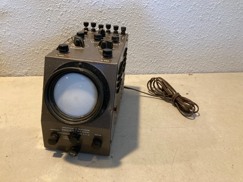 Waterman Pocketscope Model S-11-A TV Oscilloscope Tester