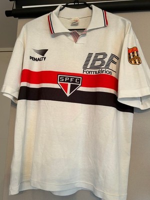 Sao Paulo 1991/92 Heimtrikot #10 Rai Penalty L Brasilien Vintage