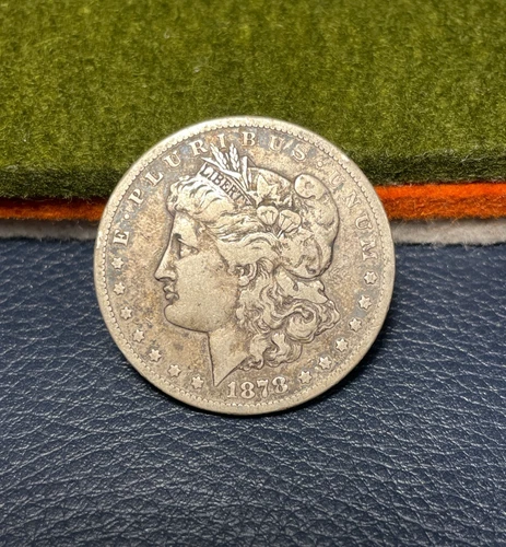 (#102335) Morgan Dollar:  1878 CC.  VF.   Better date!   (see video!)