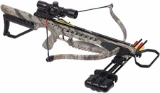 CENTERPOINT TYRO 4X RECURVE CROSSBOW PACKAGE WITH 4X32MM SCOPE, CAMO