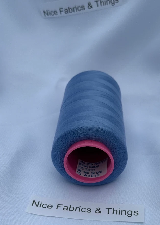 50 Spools -Blue AX642 Multi Purpose Sewing Thread - Image 3 of 3