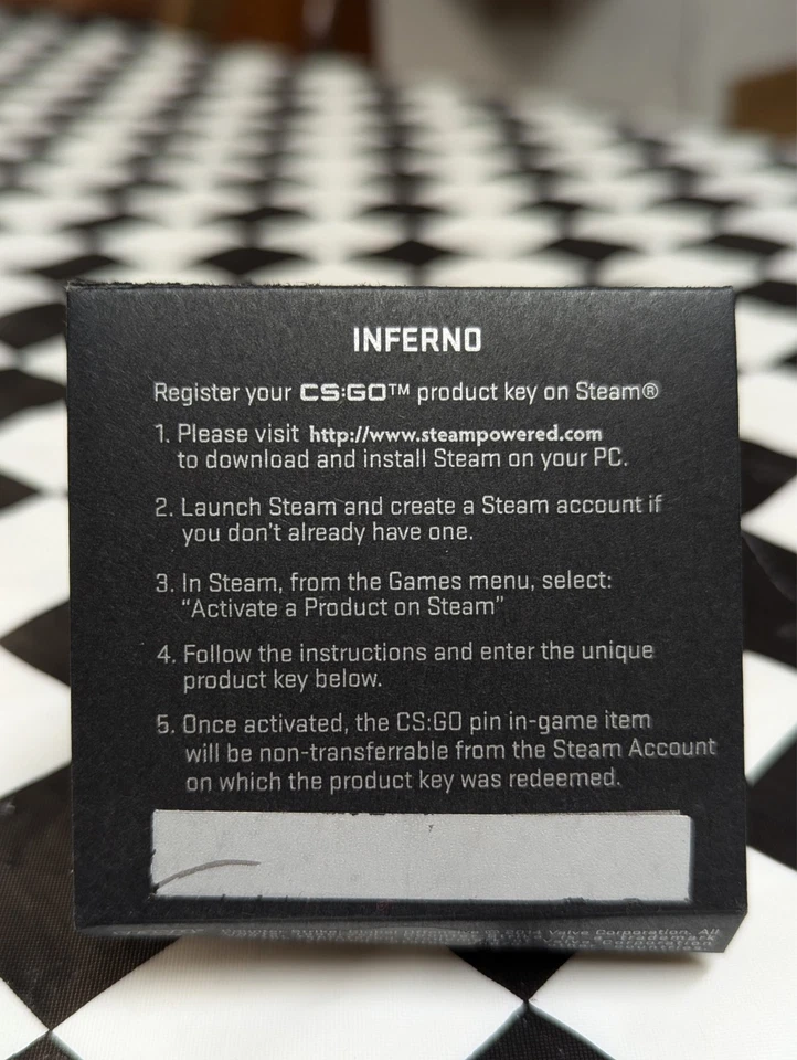 Prendedor Coleccionable CSGO Serie 1 - Inferno - Código SIN RAYAR - CS GO / CS2 Foto 2 de 3
