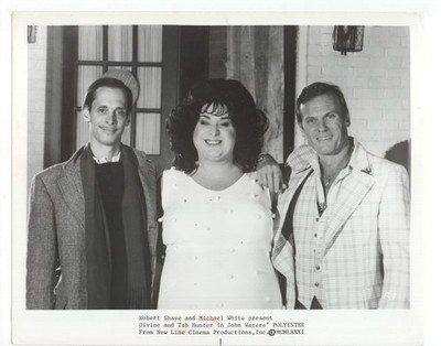 John Water Divine Tab Hunter Polyester On Set Orig 1981 8x10 Photo