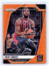 Trent Forrest 2024-25 Panini Prizm EuroLeague #153 Orange Wave Prizms #/60