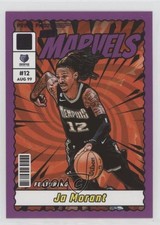 2023-24 Panini Donruss Net Marvels Purple Press Proof Ja Morant #12 13kx