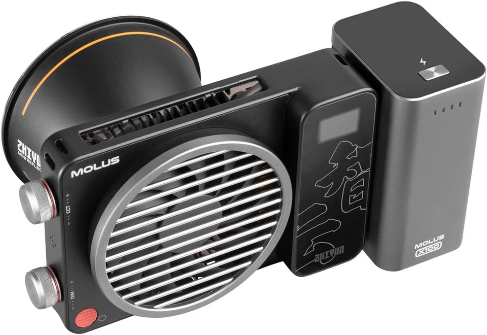 OLUS X100 Combo 100w COB Led Video Light, CRI 95+ TLCI 97+, 2700K-6500K Bi-Color - Image 3 of 4