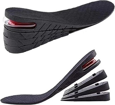 Height Increase Insoles 4-Layer up Shoe Lifts Elevator Shoes Insole 2.95inche...