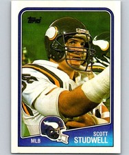 1988 Topps #158 Scott Studwell RC Rookie Minnesota Vikings Football Card NM-MT. rookie card picture