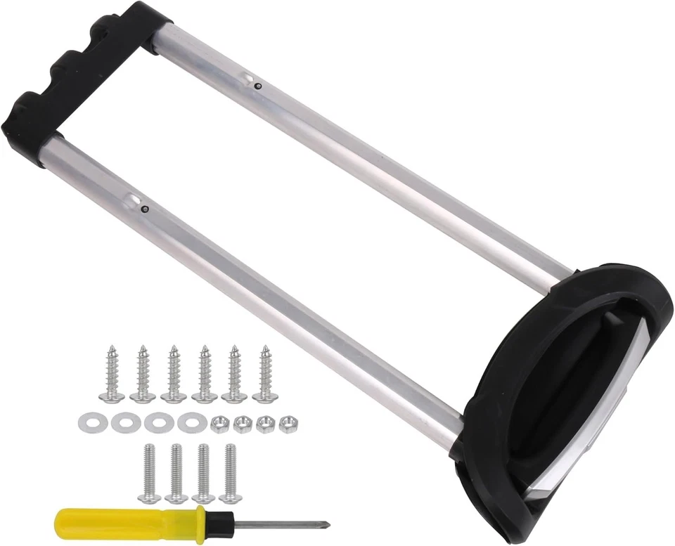 Manija telescópica de fácil instalación de 20,08" para equipaje Foto 3 de 4