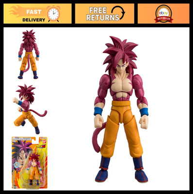 Super Saiyan 4 Goku Action Figure - Dragon Ball Super Collectible Toy, 5'' Evolve