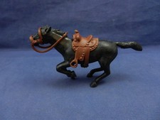 Marx 50/60's Running Horse with Original Saddle  Reins  Black L5