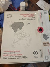 Bugaboo Bee 6Breezy Sun Canopy -Red. UPF 50+ Sun Protection - Brand New