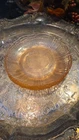 4 Vintage MacBeth Evans Saucer Pink American Sweetheart Depression Glass 1930s