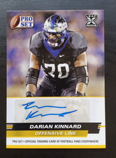 2022 Leaf Pro Set Darian Kinnard XRC Auto #PSA-DK1 Kansas City Chiefs