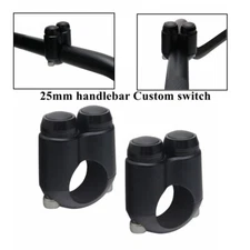 25mm Switch Hand Control Light Horn Switch Button For Motorcycle 1" Handlebar