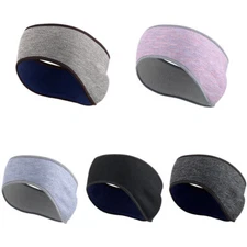 Men Women Winter Polar Fleece Running Yoga Ski Ear Warmer Cold Weather Headband 