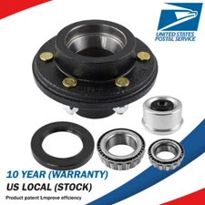 1pc Trailer Hubs Convert Mobile Home with Bearings 6000# 6 Lug 6x5.5 Idler Axle