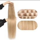 Invisible Hole Weft Hair Extensions Double Drawn Twin Tab Skin Weft Extension