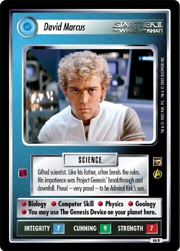 David Marcus - The Motion Pictures - Star Trek CCG 1E - Bild 1 von 1