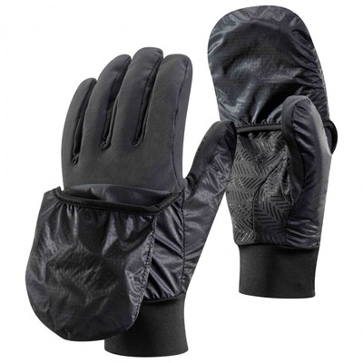 Black Diamond - Wind Hood Softshell Gloves S Handschuhe Klappfäustlinge Sport 
