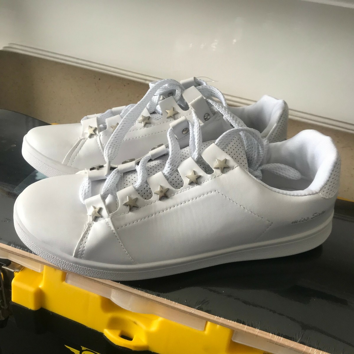 MISS SIXTY WOMEN'S TRAINERS UK EU 40 NEW NO BOX WHITE UK