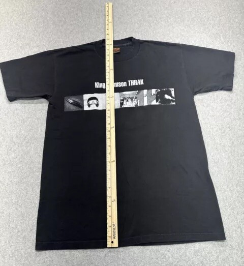 Vintage Rare King Crimson Thrack BROKUM T Shirt Single Stitch