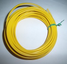 50Ft 16 Gauge AWG Primary Car Alarm Power Wire 12V Electronic Cable Yellow