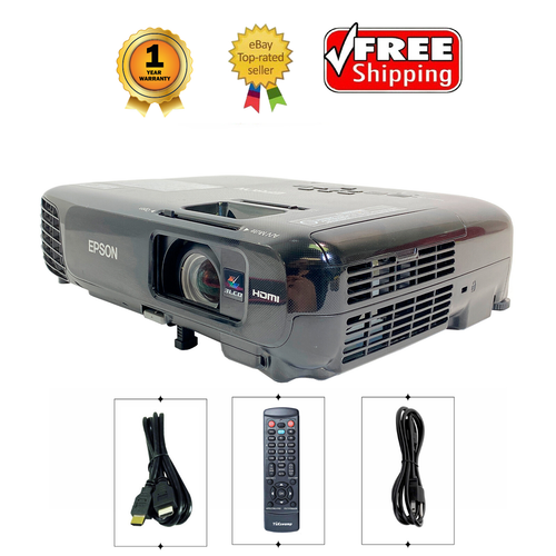 Epson EX5220 3LCD Projector Portable 3000 Lumens HD 1080i HDMI Wireless w/Remote - 第 1/8 張圖片
