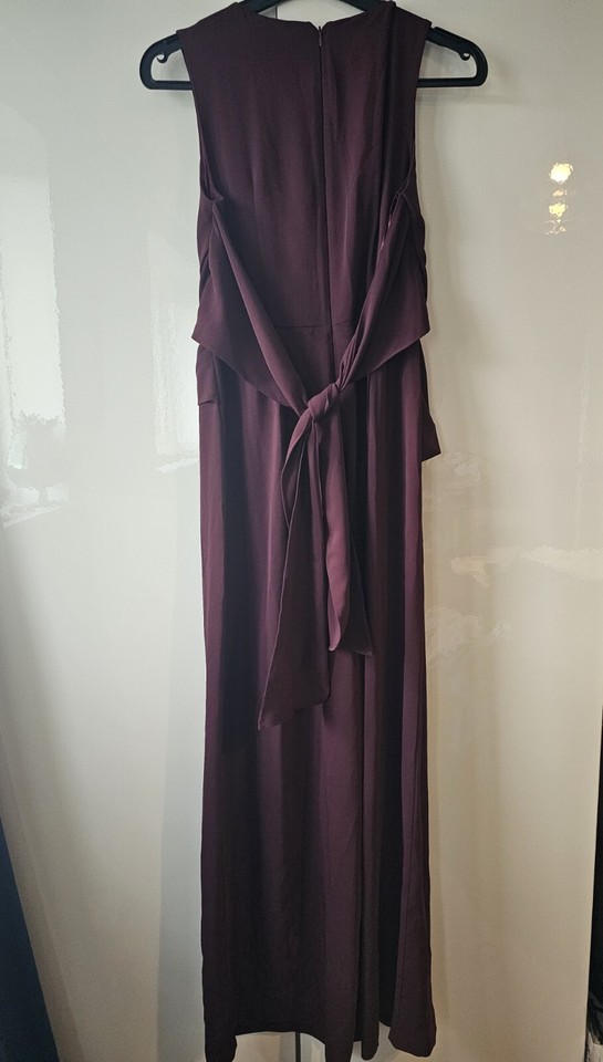 Coast Twist Front Jumpsuit Merlot Size 12 New eBay