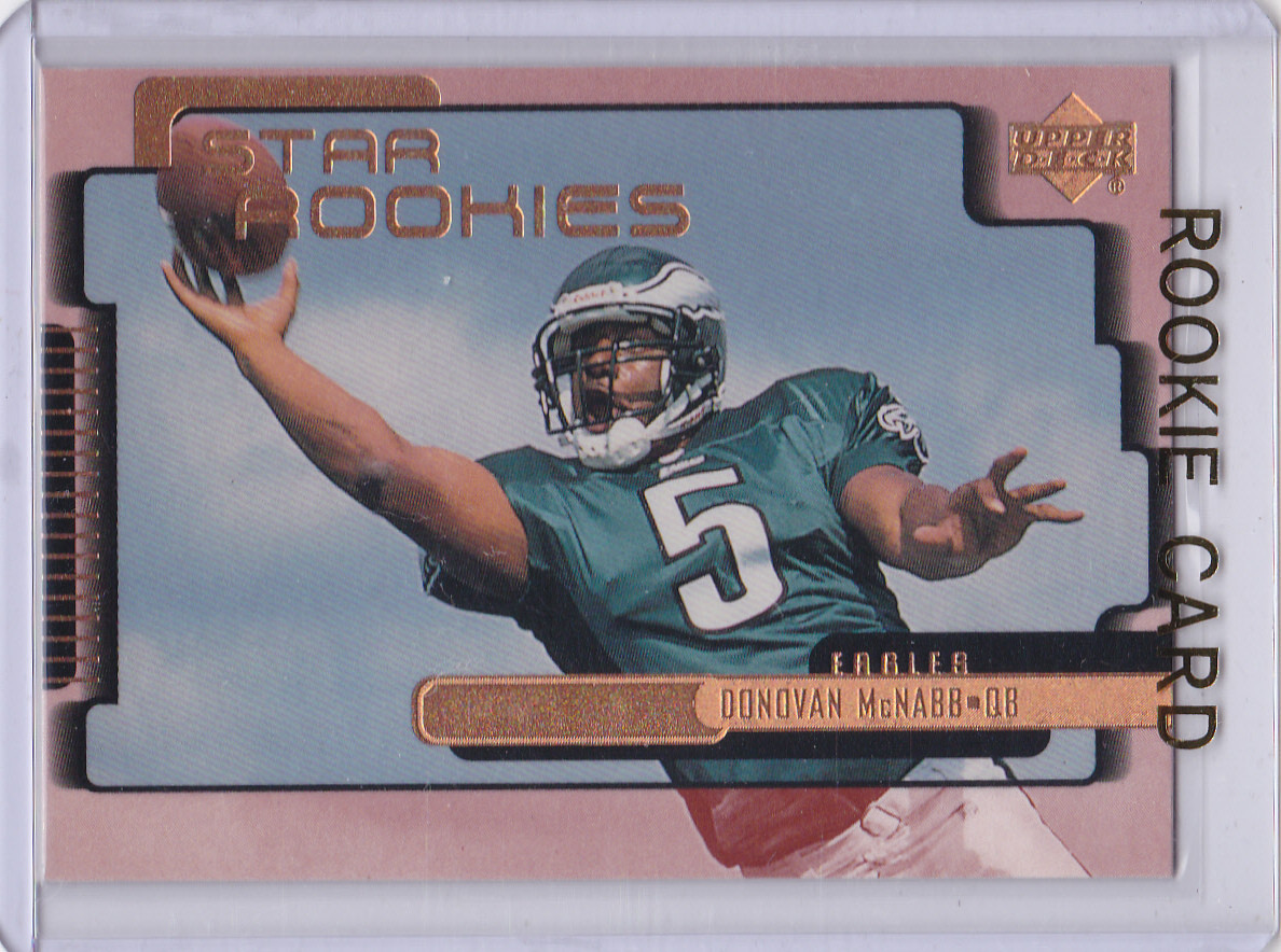 Donovan McNabb ROOKIE CARD 1999 Upper Deck Star RC Football PHLADELPHIA EAGLES!