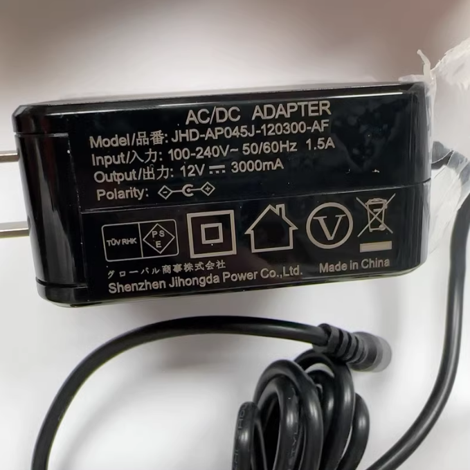JHD-AP045J-120300-AF AC Adapter For Intel N95 Notebook 12V 3A 3.5