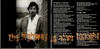 Bruce Springsteen CD Columbia 1995, CK-07484, The Ghost of Tom