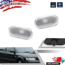Clear Lens Side Marker Light For 99-04 Vw Golf Jetta Mk498-04 Passat B5 B5.5 Us
