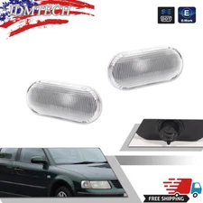 Clear lens Side Marker Light For 99-04 VW Golf Jetta Mk4/98-04 Passat B5 B5.5 US