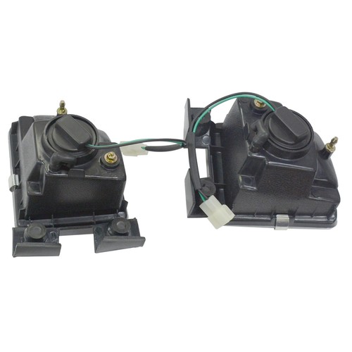 Pair Clear Front Bumper Driving Fog Light Lamp For Toyota Hiace 1997-1998 - Picture 3 of 12