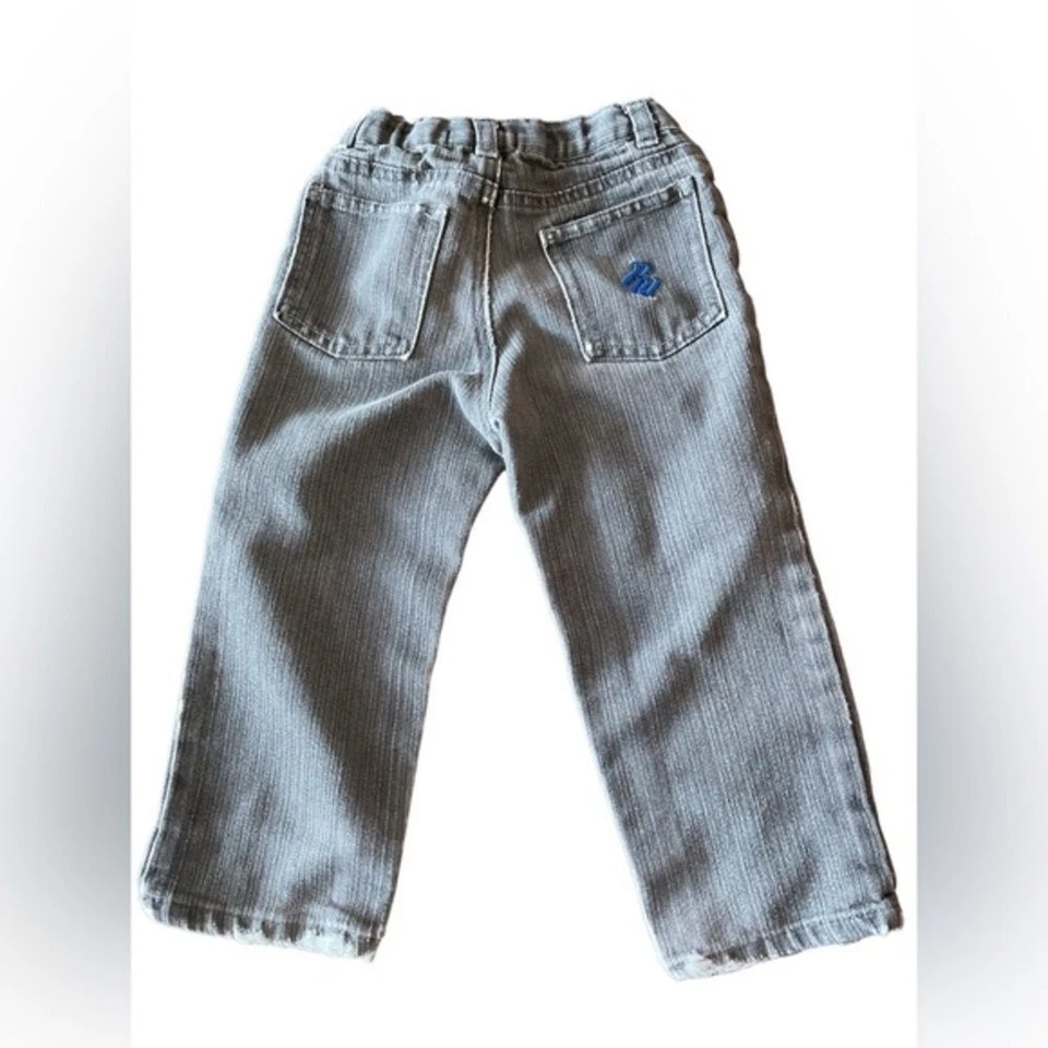 Pantalones de mezclilla ROCAWEAR clásicos desgastados grises talla 3T para niños pequeños Foto 2 de 4