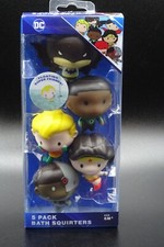 DC Comics 5 PK Bath Squirters Batman Green Lantern Aqua Man Wonder Woman Cyborg