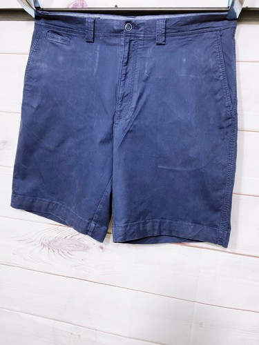 Kirkland Signature Mens Shorts Size 38 Blue Flat Front High Rise Pockets - Picture 3 of 8