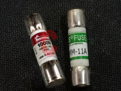 New BUSSMANN DMM-B-44/100-R+DMM-11A 44mA 1000VAC/DC BUSS FUSE FOR MULTIMETER