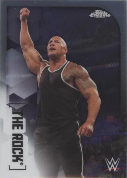 2020 Topps Chrome WWE - The Rock #64 for sale online | eBay