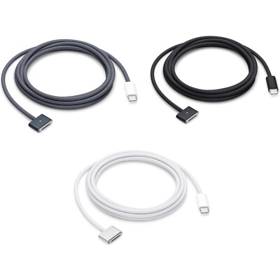 Genuine Apple USB-C to MagSafe 3 Power Cable for MacBook Pro - different colors