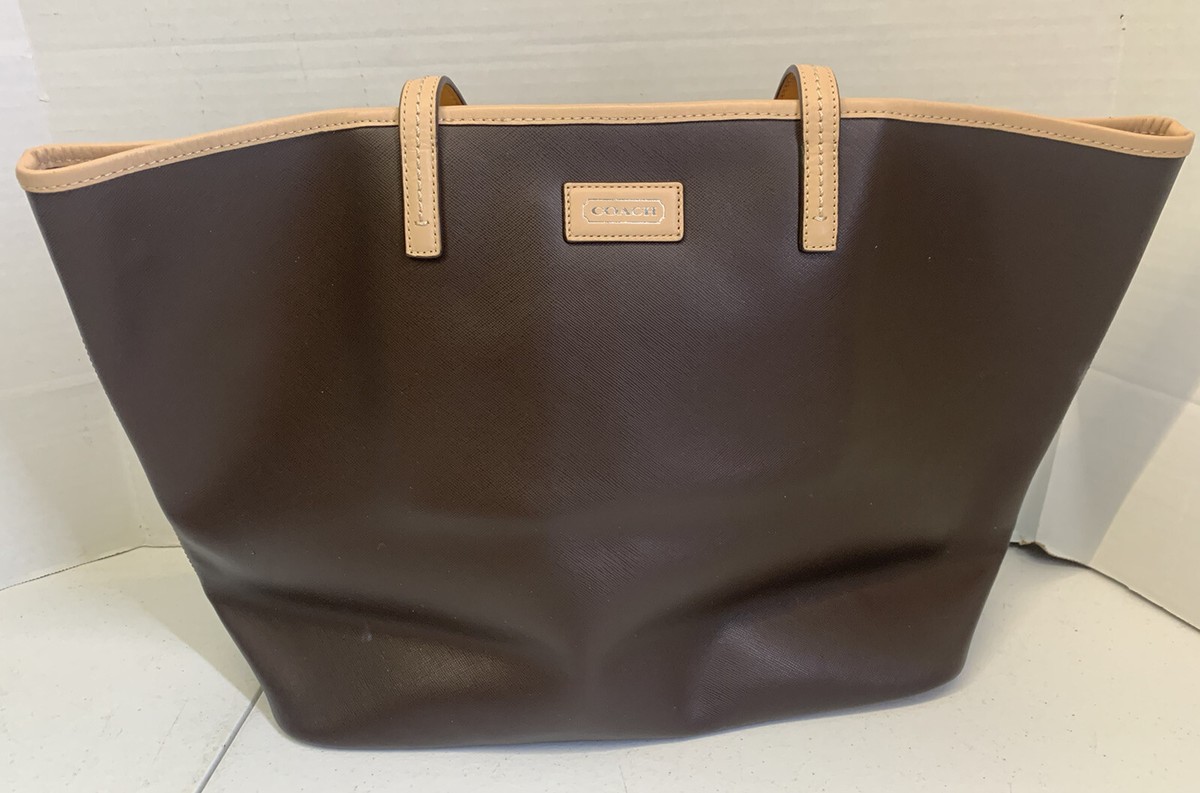 Coach Metro City Park Saffiano Leather Tote Women