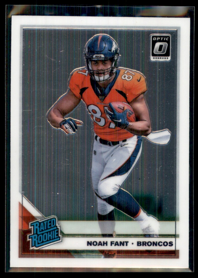 2019 Donruss Optic Noah Fant RC Denver Broncos #170